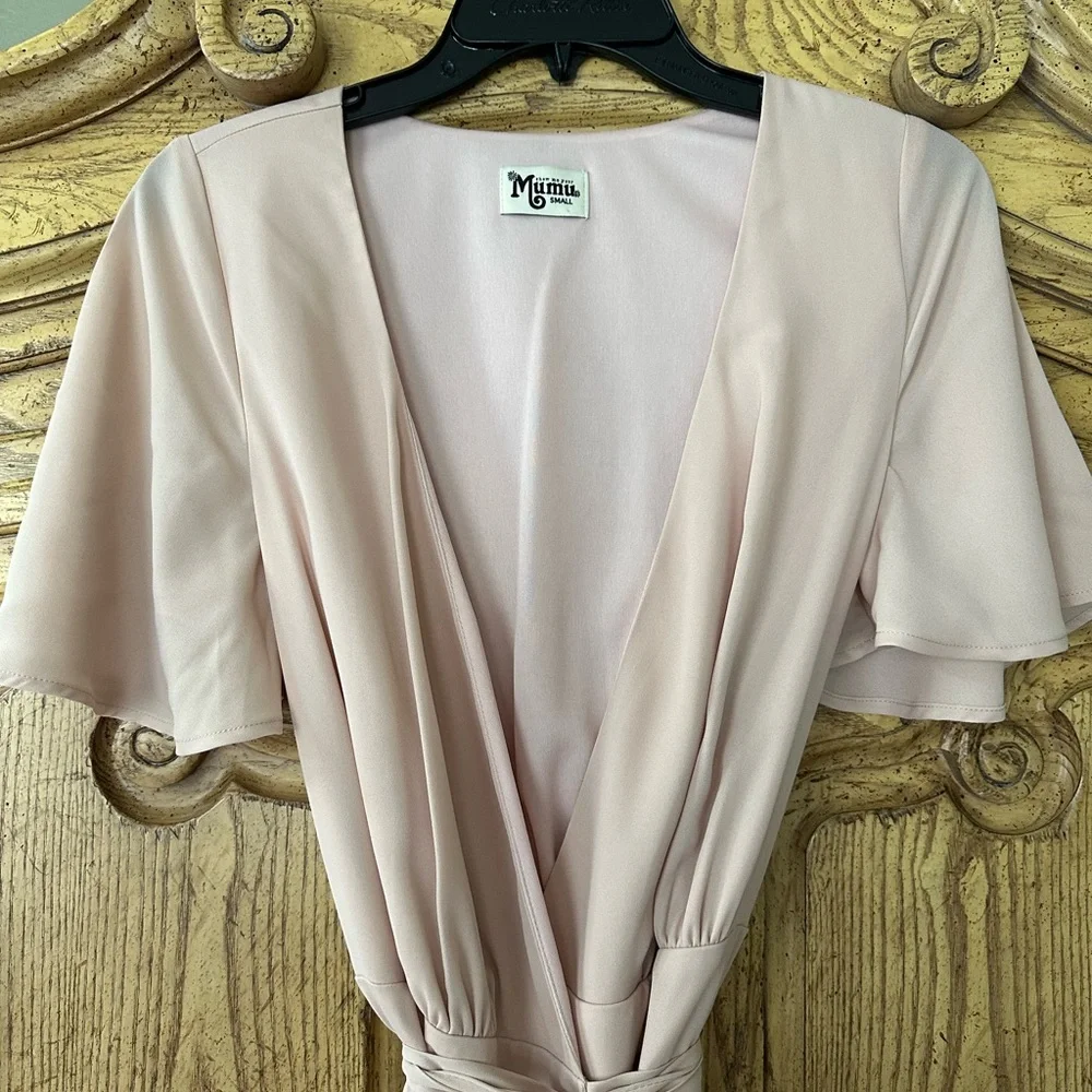 Show Me Your Mumu Flutter Sleeve Wrap Dress - Picture 5 of 7